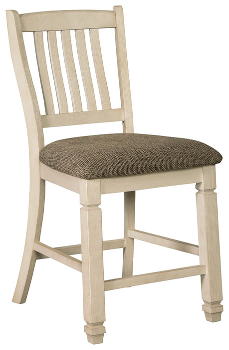 Bolanburg - Beige - Upholstered Barstool (Set of 2) Sacramento Furniture Store Furniture store in Sacramento