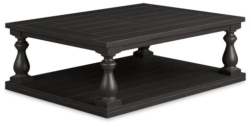 Mallacar - Black - Rectangular Cocktail Table Sacramento Furniture Store Furniture store in Sacramento