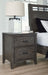 Montillan - Grayish Brown - Two Drawer Night Stand Sacramento Furniture Store Furniture store in Sacramento