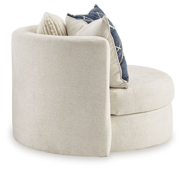 Padova - Ivory - Swivel Accent Chair Sacramento Furniture Store Furniture store in Sacramento