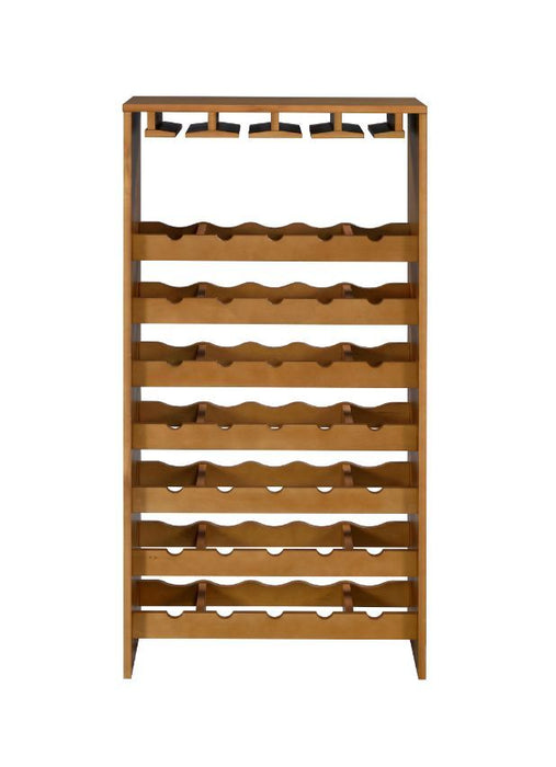 Hanzi - Wine Cabinet - Oak Finish Sacramento Furniture Store Furniture store in Sacramento