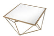 Fogya - Coffee Table - Mirrored & Champagne Gold Finish Sacramento Furniture Store Furniture store in Sacramento