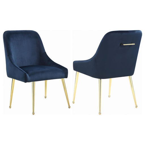 Mayette - Side Chairs (Set of 2) - Dark Ink Blue Sacramento Furniture Store Furniture store in Sacramento