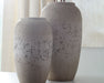 Dimitra - Brown / Cream - Vase Set (Set of 2) Sacramento Furniture Store Furniture store in Sacramento