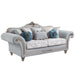 Pelumi - Sofa - Light Gray Linen & Platinum - Finish Sacramento Furniture Store Furniture store in Sacramento