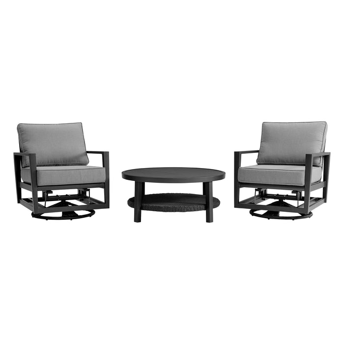 Cayman - Aluminum Outdoor Seating Set With Cushion