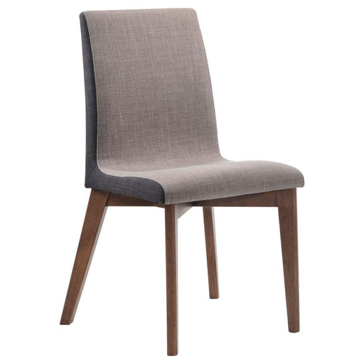 Redbridge - Upholstered Side Chairs (Set of 2) - Gray And Natural Walnut Sacramento Furniture Store Furniture store in Sacramento