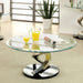 Nova - Coffee Table - Satin Plated / Black Sacramento Furniture Store Furniture store in Sacramento