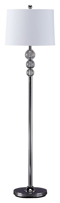 Joaquin - Clear / Chrome Finish - Crystal Floor Lamp Sacramento Furniture Store Furniture store in Sacramento