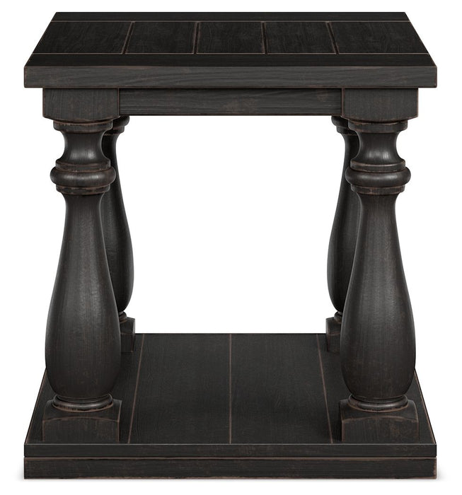 Mallacar - Black - Rectangular End Table Sacramento Furniture Store Furniture store in Sacramento