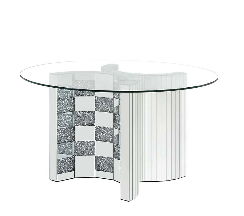 Noralie - Dining Table - Mirrored - 30" Sacramento Furniture Store Furniture store in Sacramento