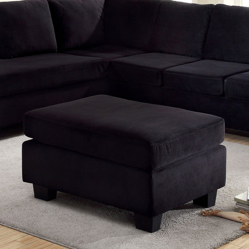 Lomma - Ottoman - Black Sacramento Furniture Store Furniture store in Sacramento