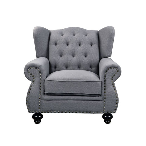 Hannes - Chair - Gray Fabric Sacramento Furniture Store Furniture store in Sacramento