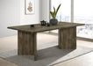 Tyler - Rectangular Double V-Leg Dining Table - Mango Brown Sacramento Furniture Store Furniture store in Sacramento