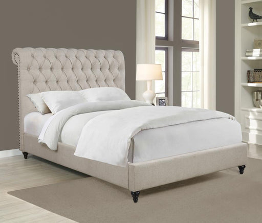 Devon - Button Tufted Upholstered Bed Sacramento Furniture Store Furniture store in Sacramento