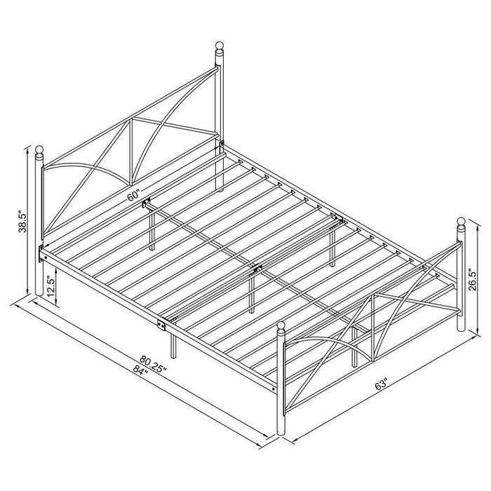 Hart - Metal Platform Bed Sacramento Furniture Store Furniture store in Sacramento