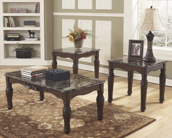 North - Dark Brown - Occasional Table Set (Set of 3) Sacramento Furniture Store Furniture store in Sacramento