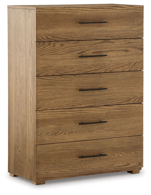 Dakmore - Brown - Five Drawer Chest Sacramento Furniture Store Furniture store in Sacramento