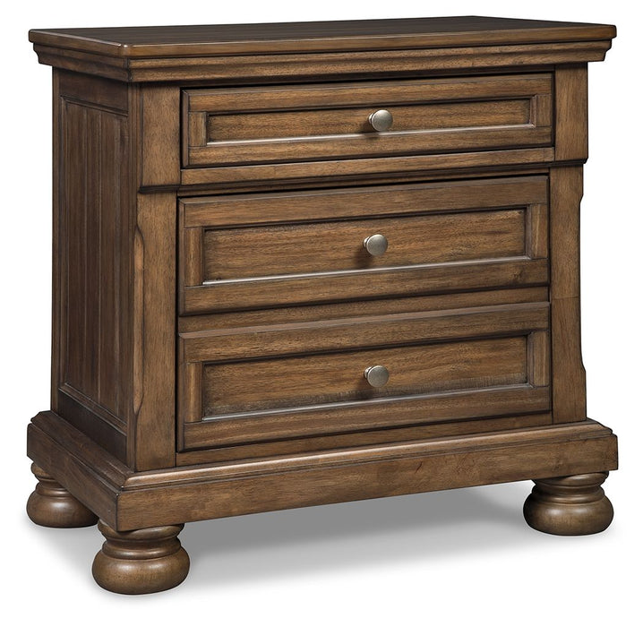 Flynnter - Medium Brown - Two Drawer Night Stand Sacramento Furniture Store Furniture store in Sacramento