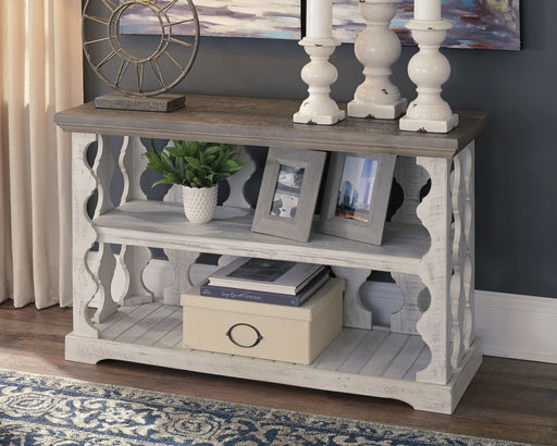 Havalance - Gray / White - Console Sofa Table Sacramento Furniture Store Furniture store in Sacramento