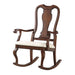 Sheim - Rocking Chair - Beige Fabric & Cherry Sacramento Furniture Store Furniture store in Sacramento