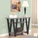 Stevens - V-Shaped Sofa Table - Black And Antique Gray Sacramento Furniture Store Furniture store in Sacramento