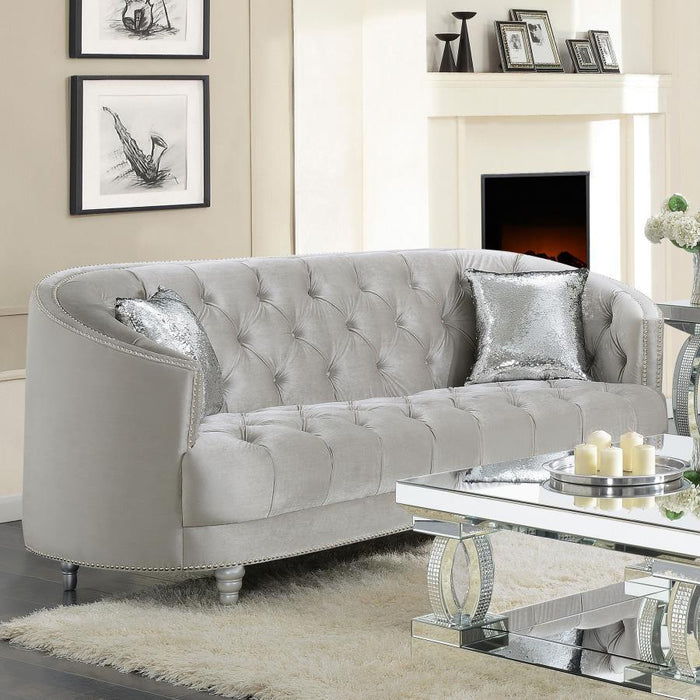 Avonlea - Upholstered Sloped Arm Sofa Sacramento Furniture Store Furniture store in Sacramento