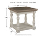 Havalance - Gray / White - Rectangular End Table Sacramento Furniture Store Furniture store in Sacramento