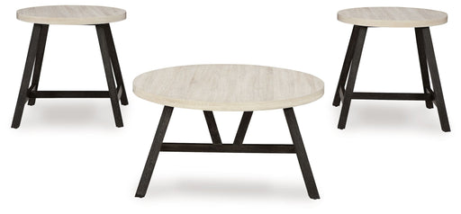 Fladona - Black / White - Occasional Table Set (Set of 3) Sacramento Furniture Store Furniture store in Sacramento