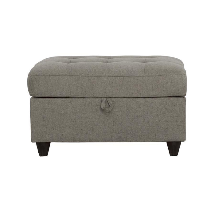 Stonenesse - Tufted Storage Ottoman - Gray Sacramento Furniture Store Furniture store in Sacramento