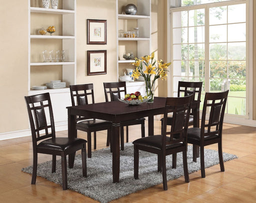 Sonata - Dining Table - Espresso & Espresso PU Sacramento Furniture Store Furniture store in Sacramento