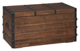 Kettleby - Brown - Storage Trunk Sacramento Furniture Store Furniture store in Sacramento