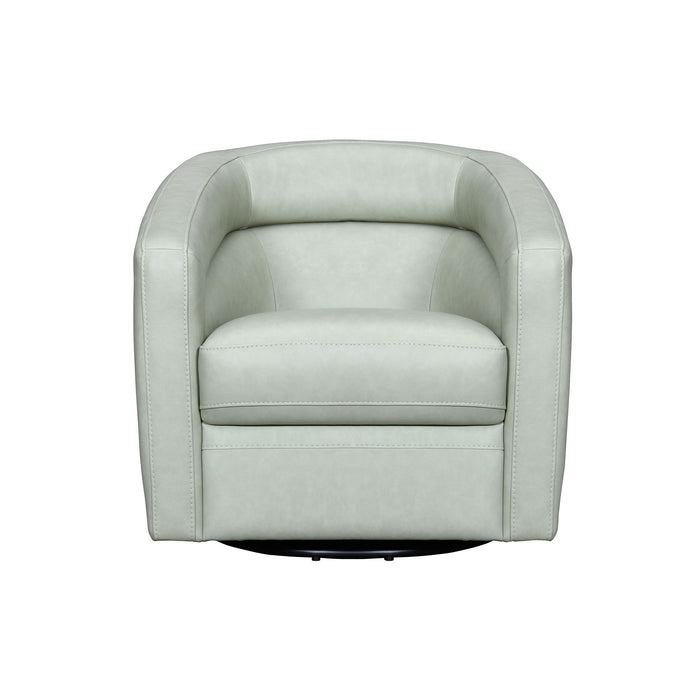 Desi - Leather Swivel Accent Chair