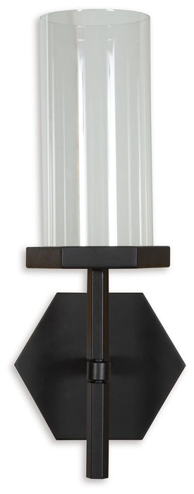 Teelston - Gunmetal Finish - Wall Sconce Sacramento Furniture Store Furniture store in Sacramento