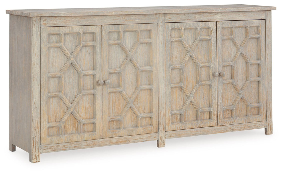 Caitrich - Distressed Blue - Accent Cabinet Sacramento Furniture Store Furniture store in Sacramento