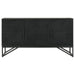 Riddell - 3-Door Accent Cabinet - Black Sacramento Furniture Store Furniture store in Sacramento