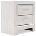 Altyra - White - Two Drawer Night Stand Sacramento Furniture Store Furniture store in Sacramento