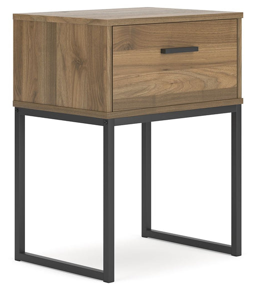 Deanlow - Honey - One Drawer Night Stand Sacramento Furniture Store Furniture store in Sacramento