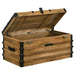 Simmons - Rectangular Storage Trunk - Natural And Black Sacramento Furniture Store Furniture store in Sacramento