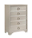 Salford - 5-Drawer Chest - Metallic Sterling Sacramento Furniture Store Furniture store in Sacramento