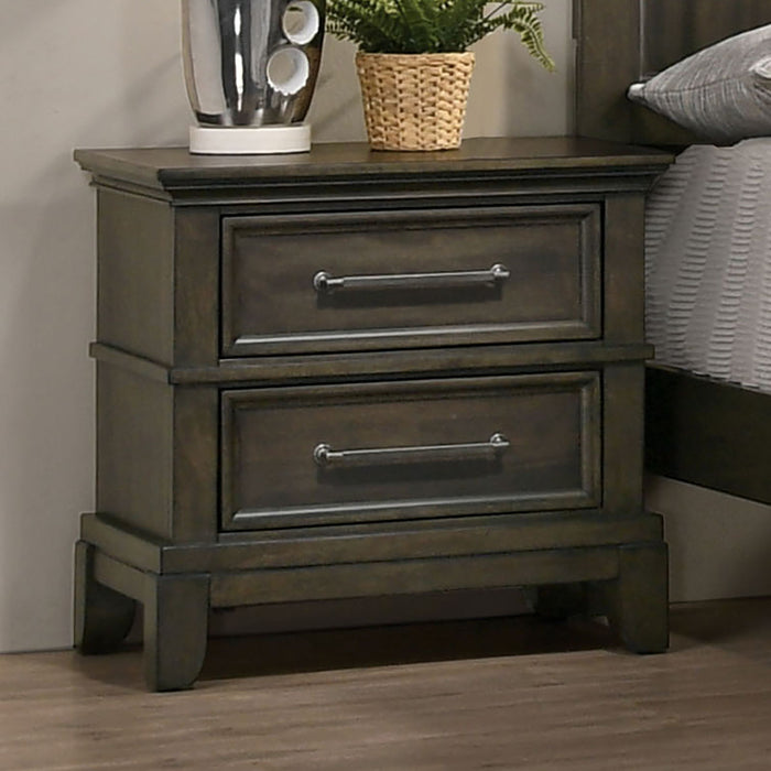 Houston - Nightstand - Gray Sacramento Furniture Store Furniture store in Sacramento