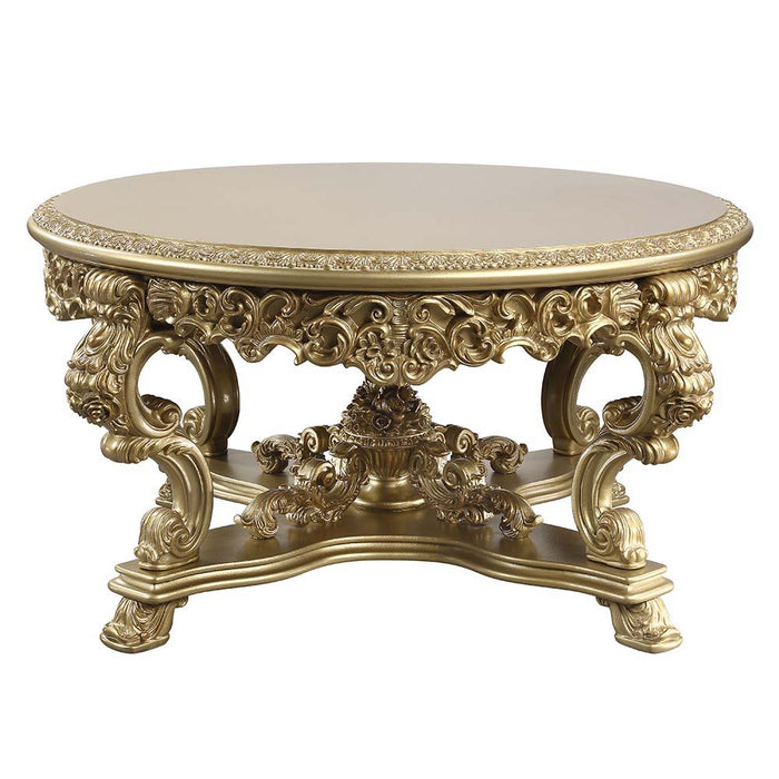 Bernadette - Dining Table - Gold Finish - 32" Sacramento Furniture Store Furniture store in Sacramento