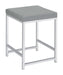 Umbridge - Upholstered Square Padded Cushion Vanity Stool - Gray Sacramento Furniture Store Furniture store in Sacramento