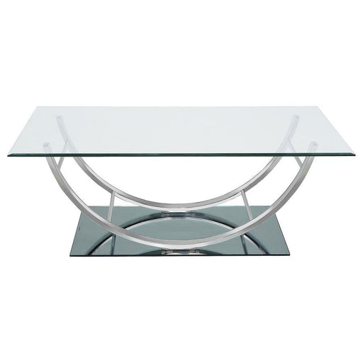 Danville - U-Shaped Coffee Table - Chrome Sacramento Furniture Store Furniture store in Sacramento