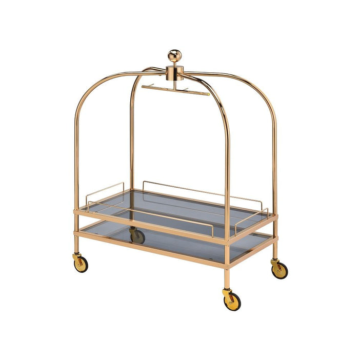 Bryna - Serving Cart - Gold