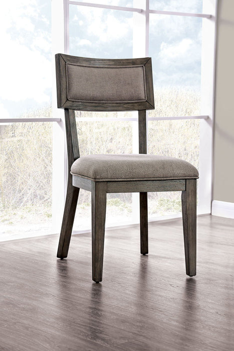 Leeds - Side Chair (Set of 2) - Gray Sacramento Furniture Store Furniture store in Sacramento