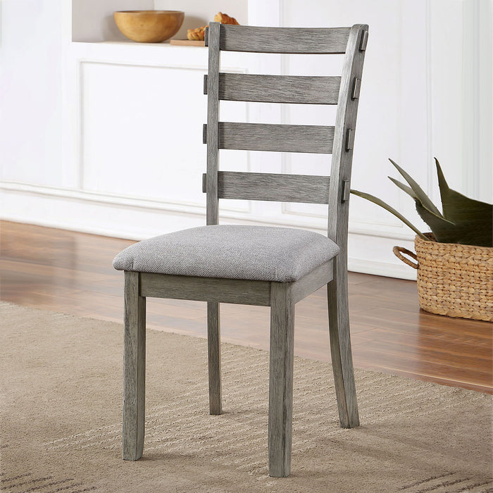 Laquila - Side Chair (Set of 2) - Gray Sacramento Furniture Store Furniture store in Sacramento