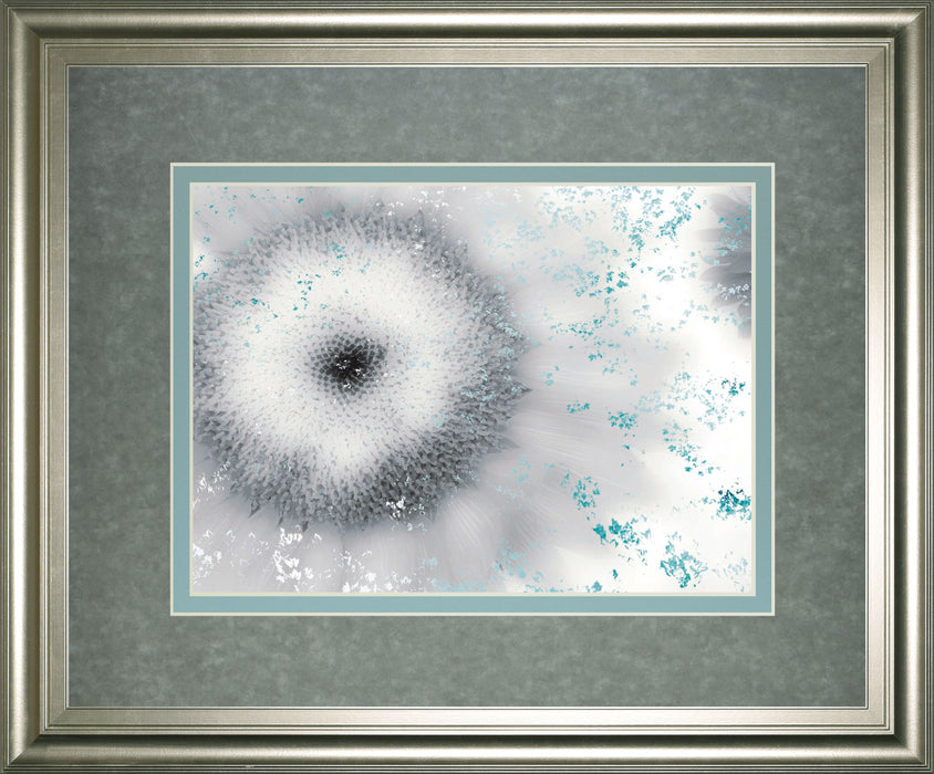 Crystalline By Marvin Pelkey - Framed Print Wall Art - Blue