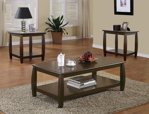 Dixon - 3 Piece Coffee Table Set - Espresso Sacramento Furniture Store Furniture store in Sacramento