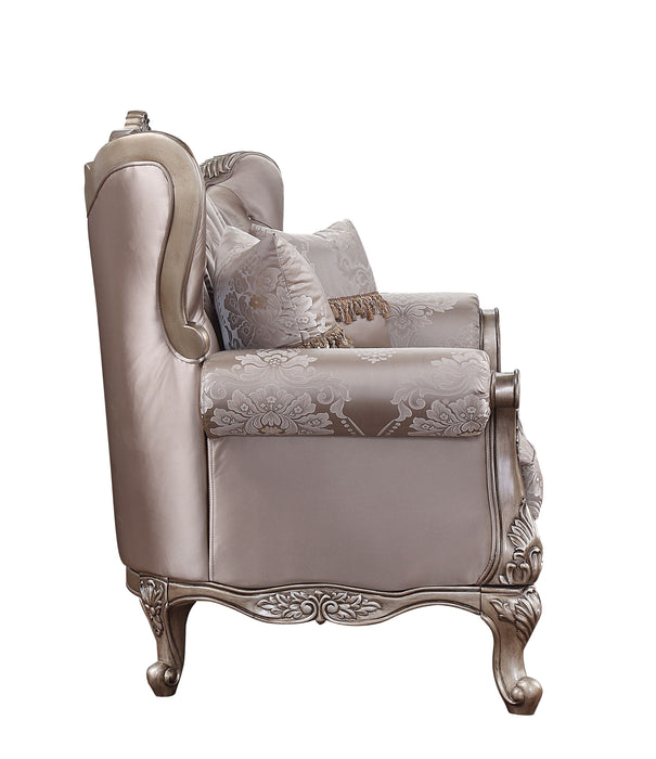 Jayceon - Loveseat - Fabric & Champagne Sacramento Furniture Store Furniture store in Sacramento